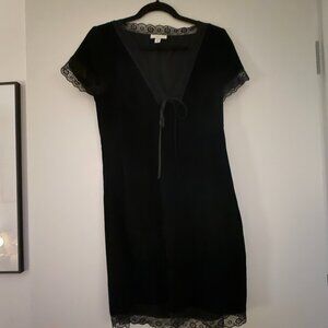 Like New - Topshop Velvet and Lace dress